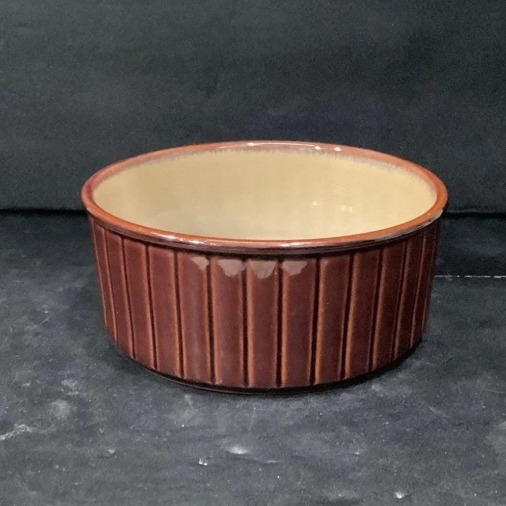 Sango Nova Brown Casserole Dish #4933, No Lid, Oven‎ Proof Ceramic Bakeware